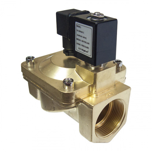 Клапан соленоидный SV-2W-40 N/C-1 1/2" прямого действия фото 3