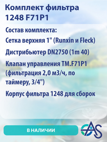 Комплект фильтра 1248 F71P1 фото 4