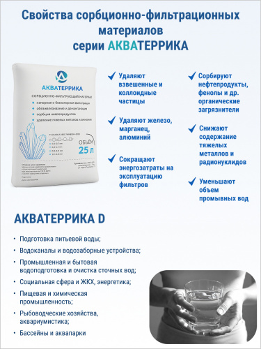 Сорбент Акватеррика D (фр 0,8-2,0 мм) 16,5 кг /25 л ВНИМАНИЕ! Аналог Сорбента АС 0.7-2.0 фото 2 Сорбент Акватеррика D (фр 0,8-2,0 мм) 16,5 кг /25 л ВНИМАНИЕ! Аналог Сорбента АС 0.7-2.0 фото 2