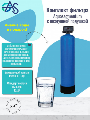 Комплект фильтра Aquasegmentum с воздушной подушкой 1354 F116Q3. Производительность 	1,0-1,3 м3/ч (кратковременная - 1,7). фото 4