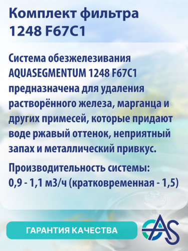 Комплект фильтра 1248 F67C1 фото 3 Комплект фильтра 1248 F67C1 фото 3
